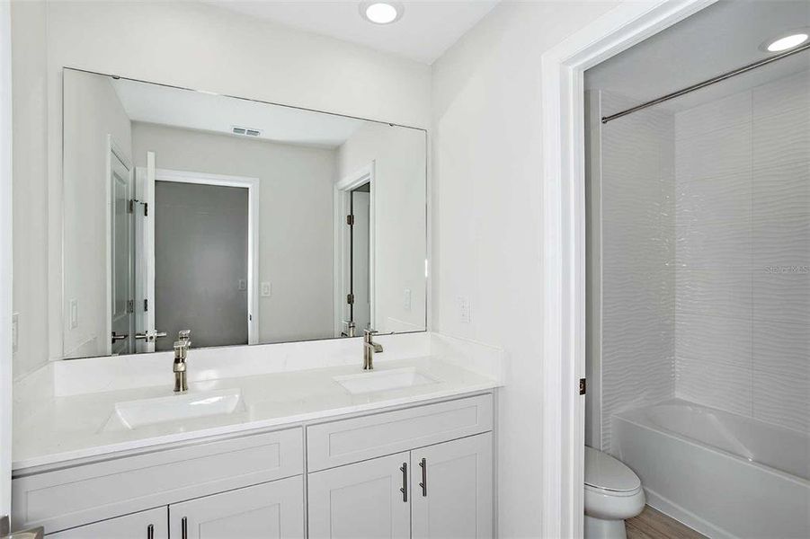 Furnished interior view inside a new home in Pasadena Woods, Dade City (Image 11). Furnished interior view inside a new home in Pasadena Woods, Dade City (Image 11).