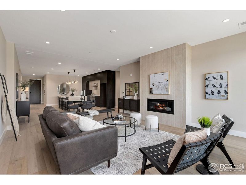 Furnished interior view inside a new home in , Loveland (Image 11).