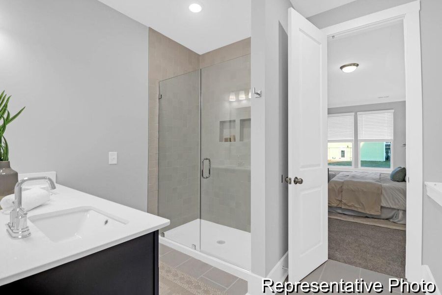 Furnished interior view inside a new home in , Ravenel (Image 24).