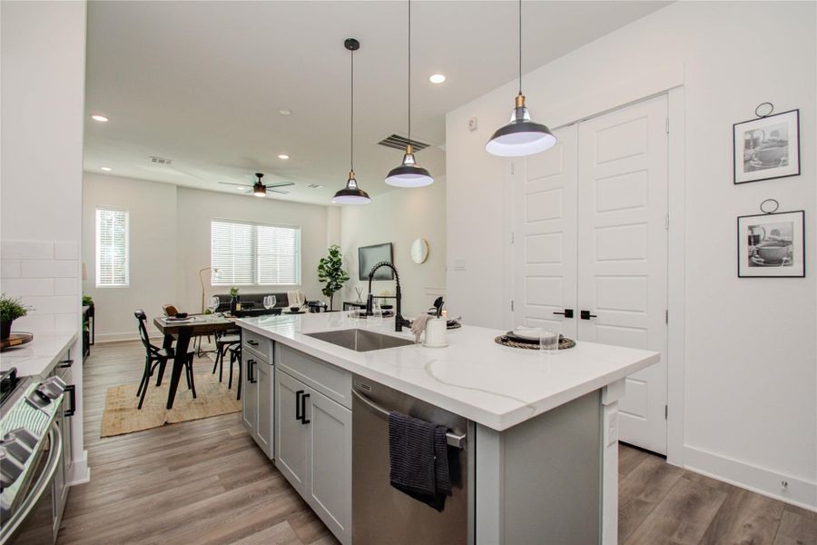 MOVE-IN READY!  Photos from another community by the same builder, FINISHES & FLOOR PLAN WILL VARY! Ceiling fans are not included!