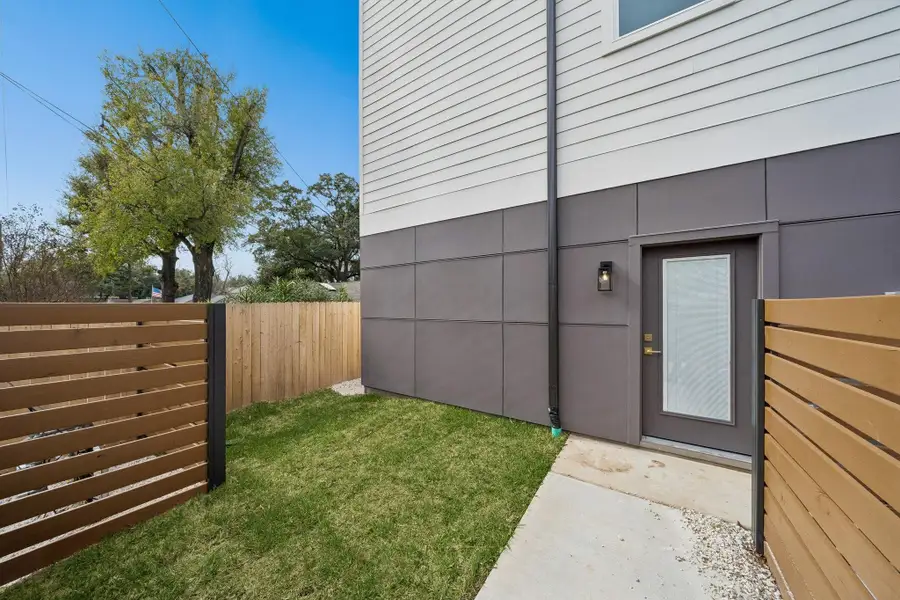Exterior details and patio area of a home in , Houston (Image 4).
