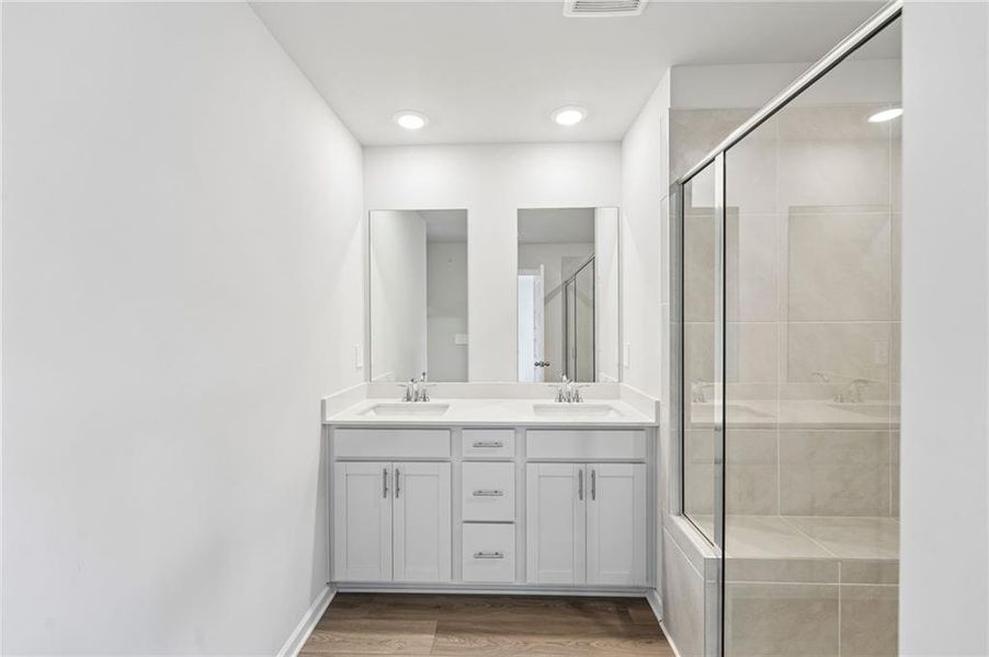 Furnished interior view inside a new home in , Cumming (Image 19).