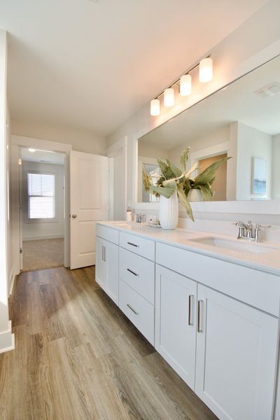 Furnished interior view inside a new home in Patriot’s Watch, Shallotte (Image 8).