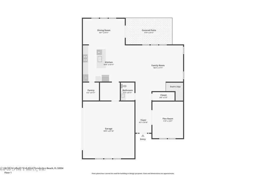 2D floor plan layout of this home in , Fernandina Beach, FL (Image 7).