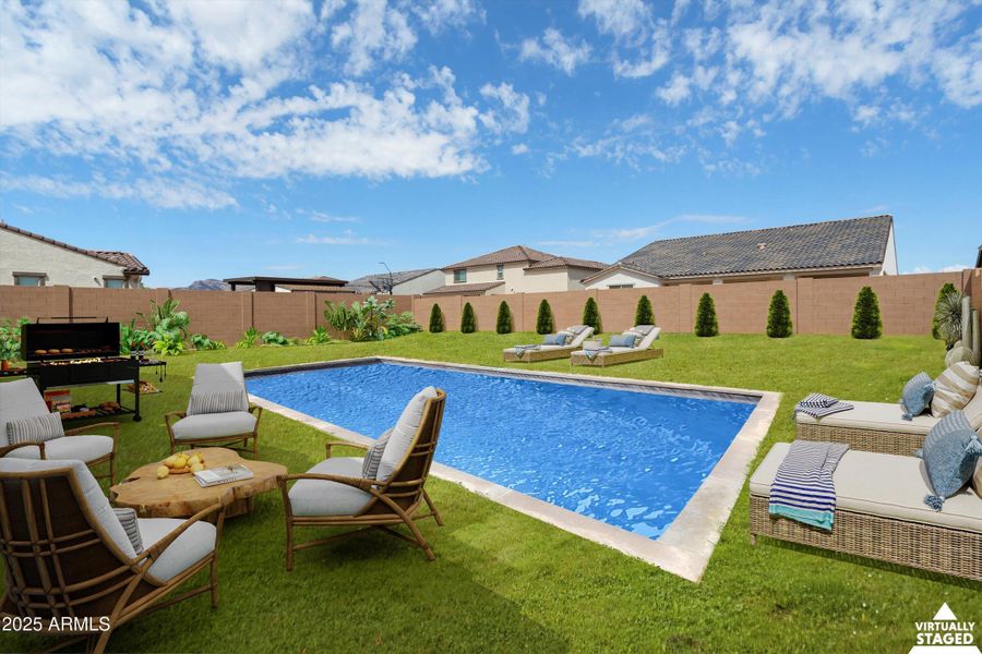 Backyard - Virtually Staged Backyard - Virtually Staged