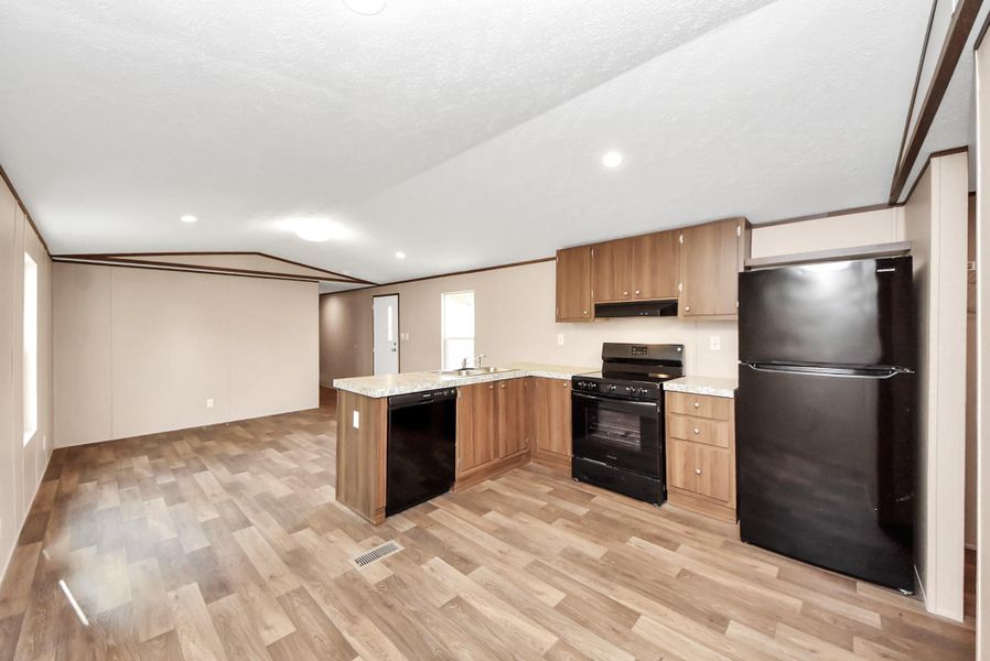 Furnished interior view inside a new home in , Willis (Image 3). Furnished interior view inside a new home in , Willis (Image 3).