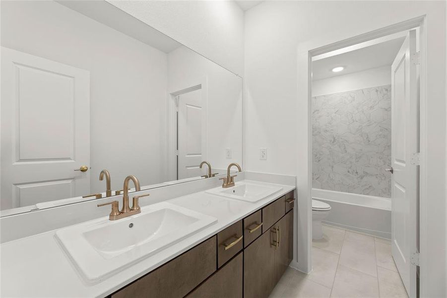 Furnished interior view inside a new home in Treeline, Justin (Image 4).