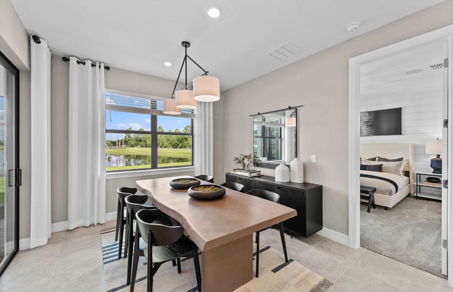 Furnished interior view inside a new home in The Strand at Cedar Grove, North Port (Image 7).