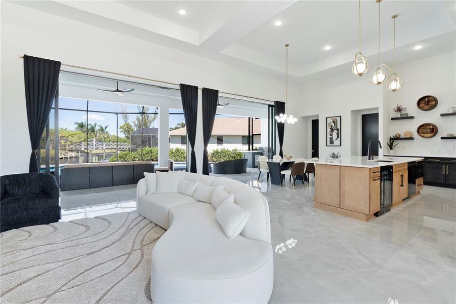 Furnished interior view inside a new home in , Cape Coral (Image 7).