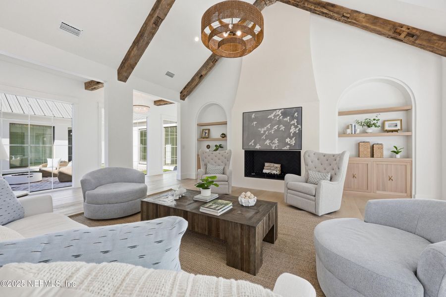 Furnished interior view inside a new home in , Ponte Vedra (Image 55).