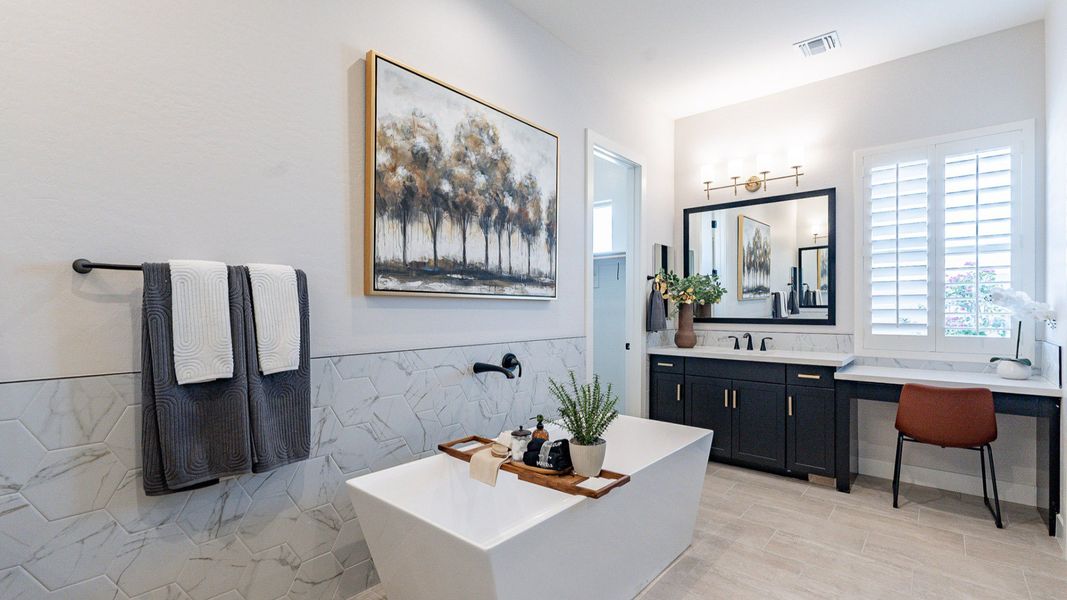 Furnished interior view inside a new home in Windrose, Waddell (Image 5).