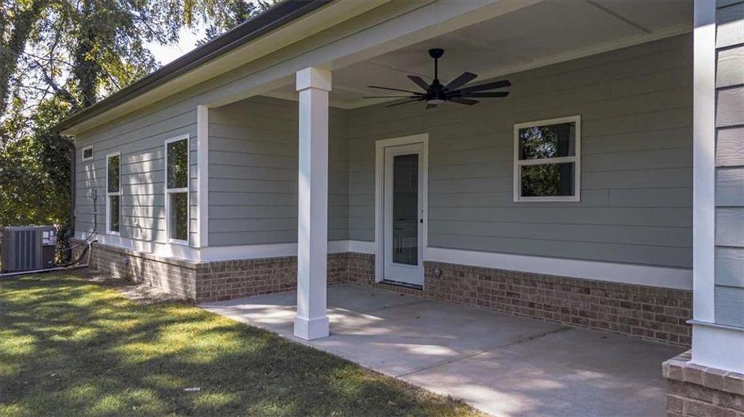 Exterior details and patio area of a home in , Covington (Image 21). Exterior details and patio area of a home in , Covington (Image 21).