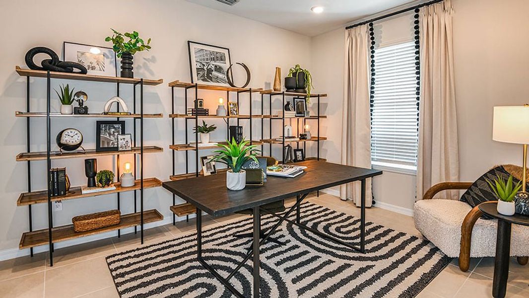 Representative furnished interior of a home built from the Amelia by Taylor Morrison in Windward Preserve, Cocoa (Image 18).