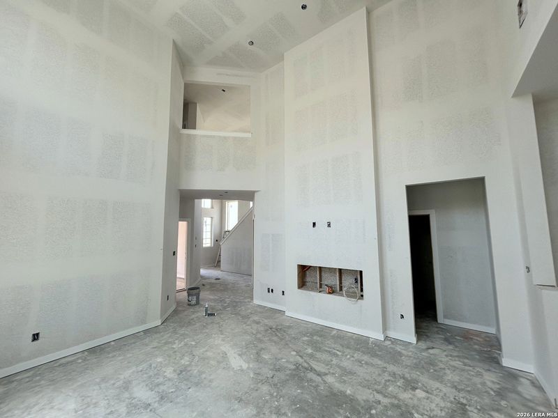 In-progress construction of a new home in Legacy at Lake Dunlap, New Braunfels, TX (Image 4).