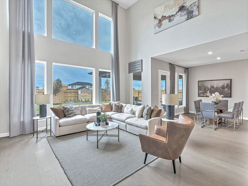 Representative furnished interior of a home built from the Palisade by Taylor Morrison in Avalon at Friendswood, Friendswood (Image 15).