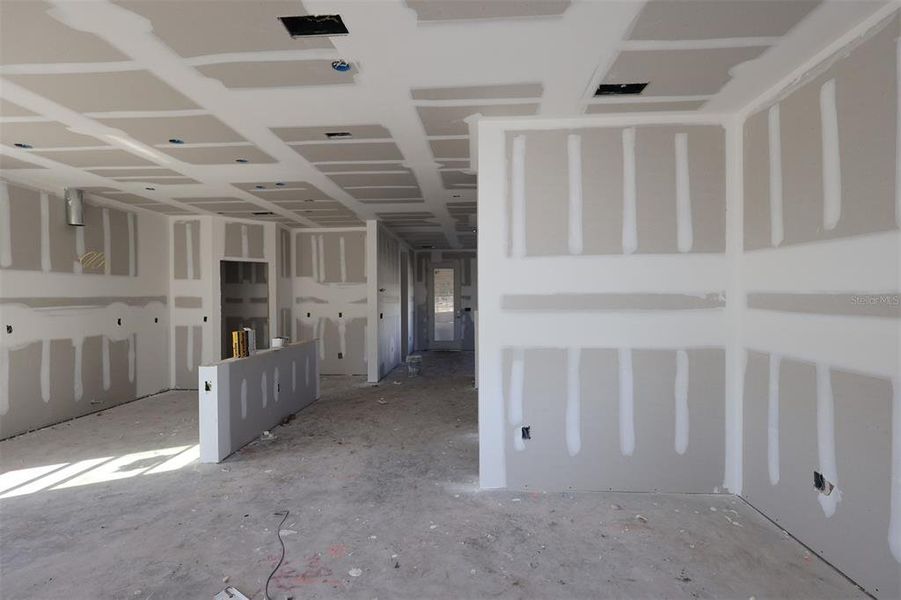 In-progress construction of a new home in Center Lake on the Park, St. Cloud, FL (Image 6).