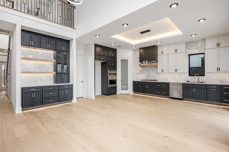 Furnished interior view inside a new home in , Stafford (Image 27).