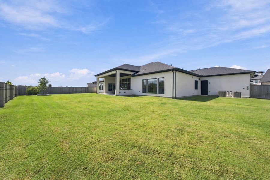 Enjoy enhanced privacy with no direct rear neighbors! The spacious, fully fenced lot provides endless possibilities—space for a pool, play area, garden, or customized outdoor setup to fit your lifestyle.