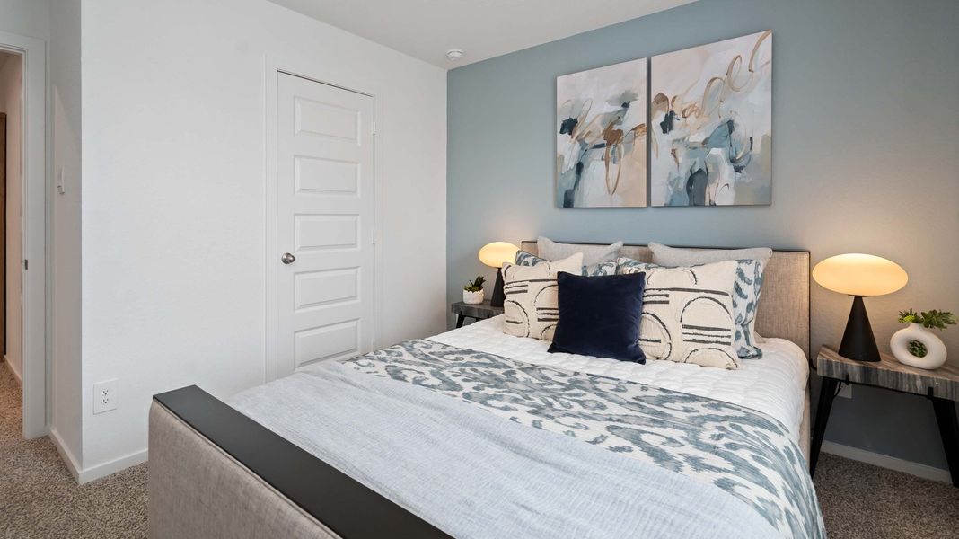 Representative furnished interior of a home built from the CEDAR by D.R. Horton in Alaia Crossing, Houston (Image 24). Representative furnished interior of a home built from the CEDAR by D.R. Horton in Alaia Crossing, Houston (Image 24).