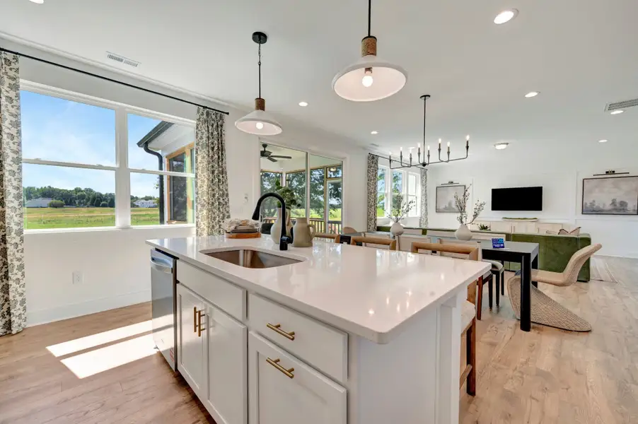 Representative furnished interior of a home built from the Shenandoah by Mattamy Homes in McAlister Creek, Clayton (Image 6).