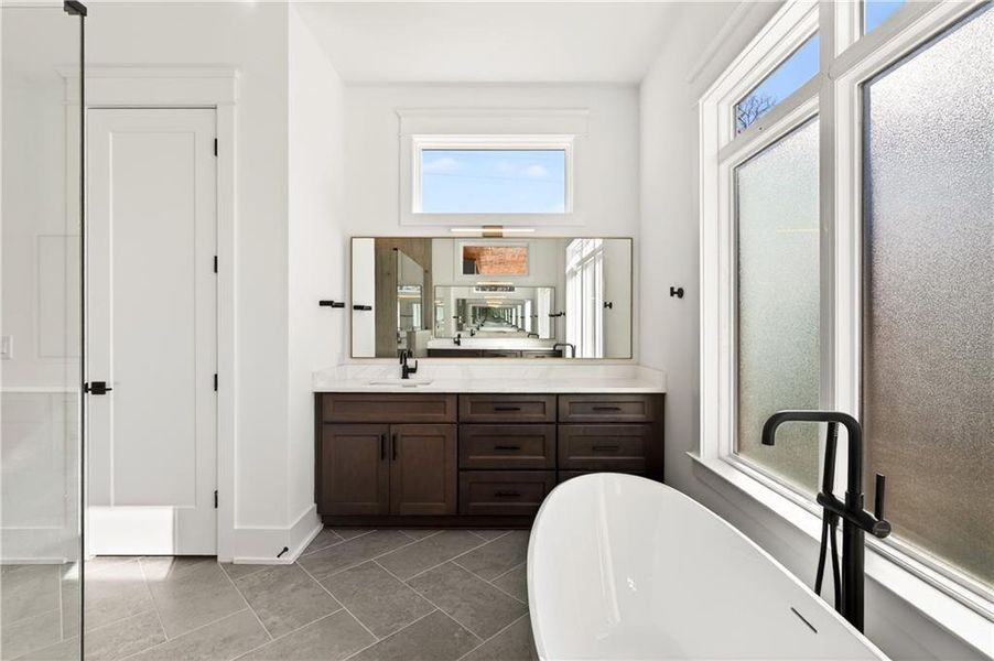 Furnished interior view inside a new home in , Clarkston (Image 17).