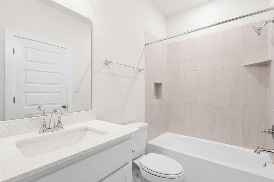 Bathroom with shower combination and vanity Bathroom with shower combination and vanity