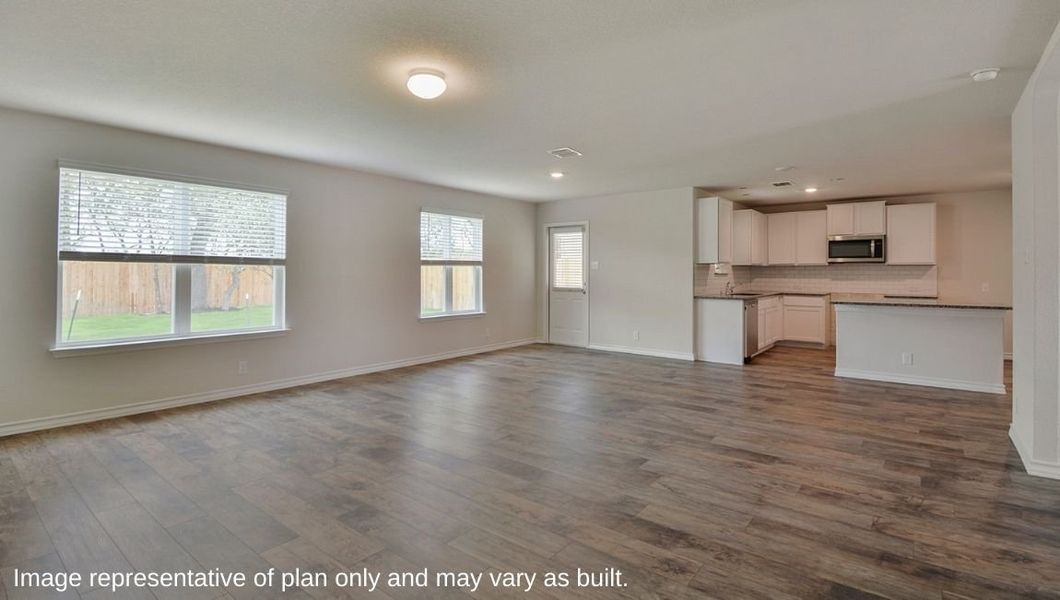 Representative unfurnished interior of a home built from the The Bowen by D.R. Horton in Hunters Ranch, San Antonio (Image 8).