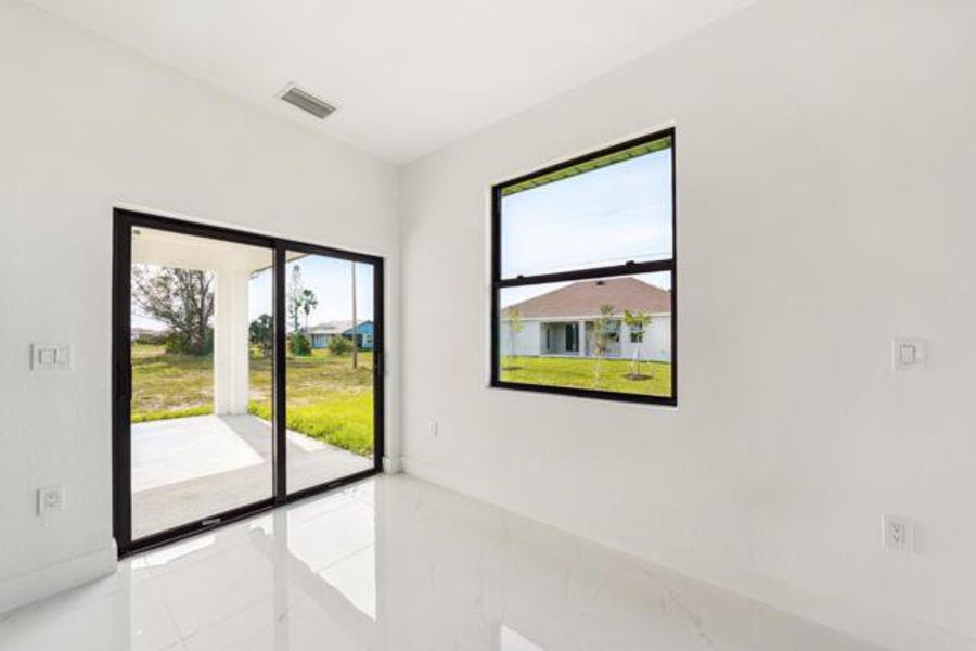 Spacious, unfurnished interior of a new home in , Cape Coral (Image 17). Spacious, unfurnished interior of a new home in , Cape Coral (Image 17).