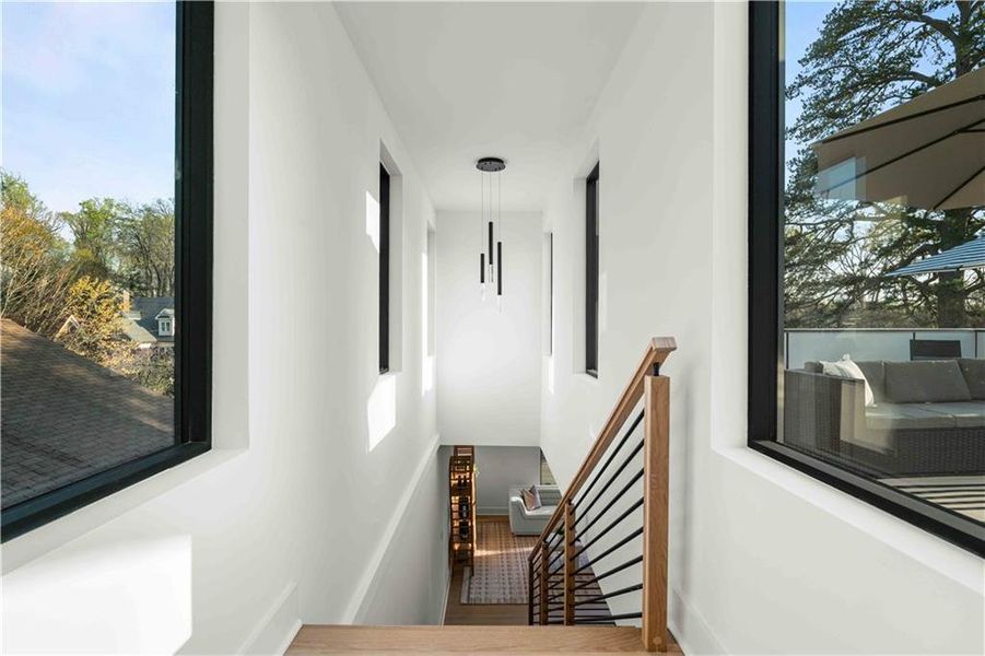 Exterior details and patio area of a home in , Atlanta (Image 34).