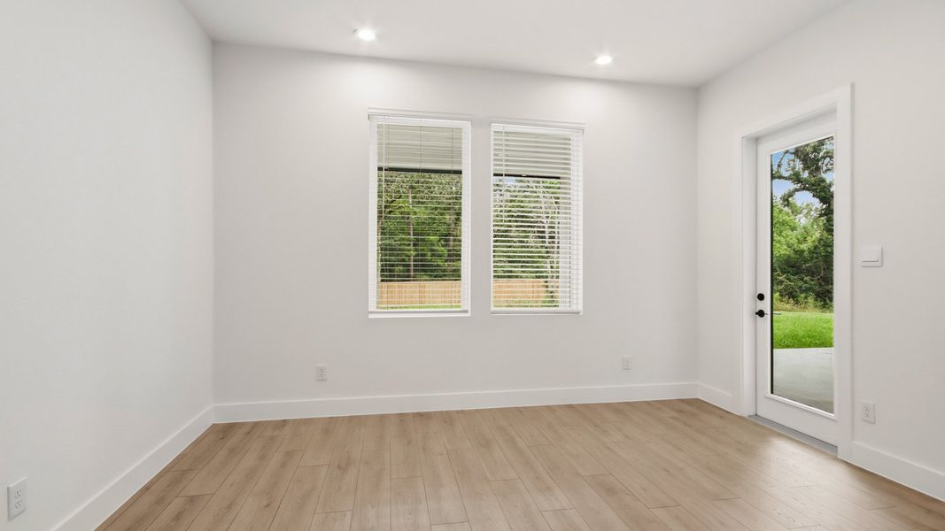 Representative unfurnished interior of a home built from the Amalfi by D.R. Horton in Butlers Bend Estates, Pinehurst (Image 20).