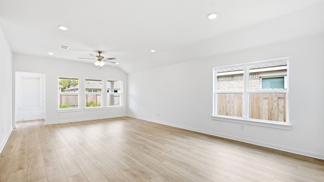 Furnished interior view inside a new home in Infinity Square, Kyle (Image 10).