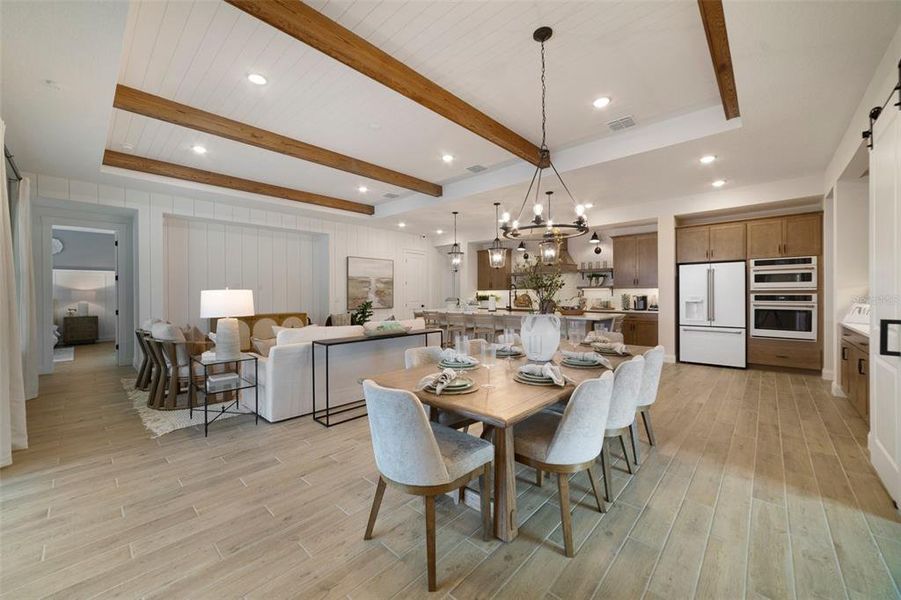Furnished interior view inside a new home in Eden Preserve, Altamonte Springs (Image 25).