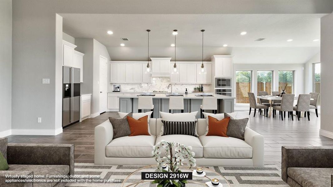 Furnished interior view inside a new home in Hillstead, Lavon (Image 6).