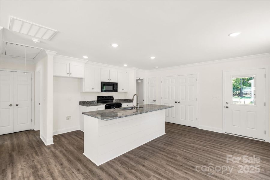 Furnished interior view inside a new home in , Clover (Image 6). Furnished interior view inside a new home in , Clover (Image 6).