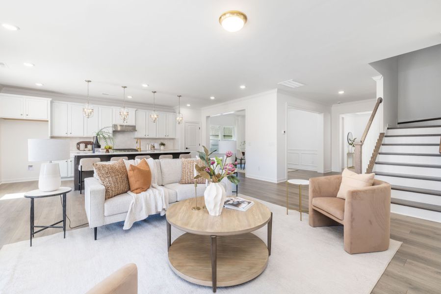 Furnished interior view inside a new home in Edgewater - Harbor Pointe, Lancaster (Image 11).