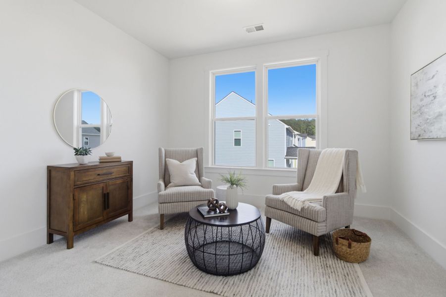 Furnished interior view inside a new home in Homecoming, Ravenel (Image 23).