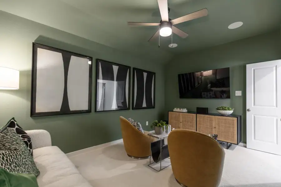 Representative Entertainment Room - some options shown