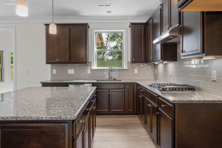 Representative furnished interior of a home built from the Fairfield Lux by Keystone Homes NC in Weybridge, Burlington (Image 12).