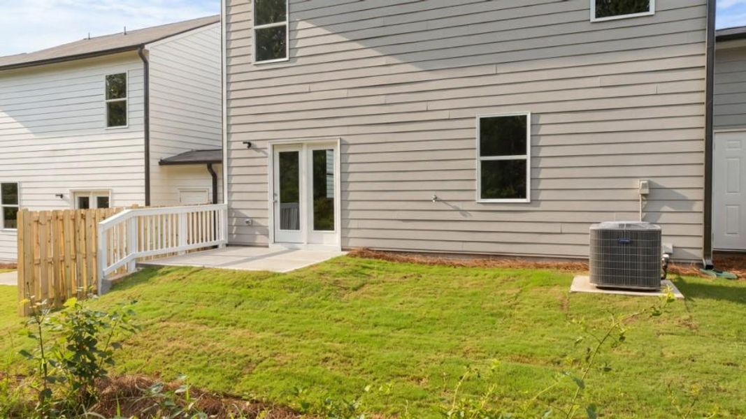 Exterior details and patio area of a home in Rolling Meadows, Jasper (Image 3).