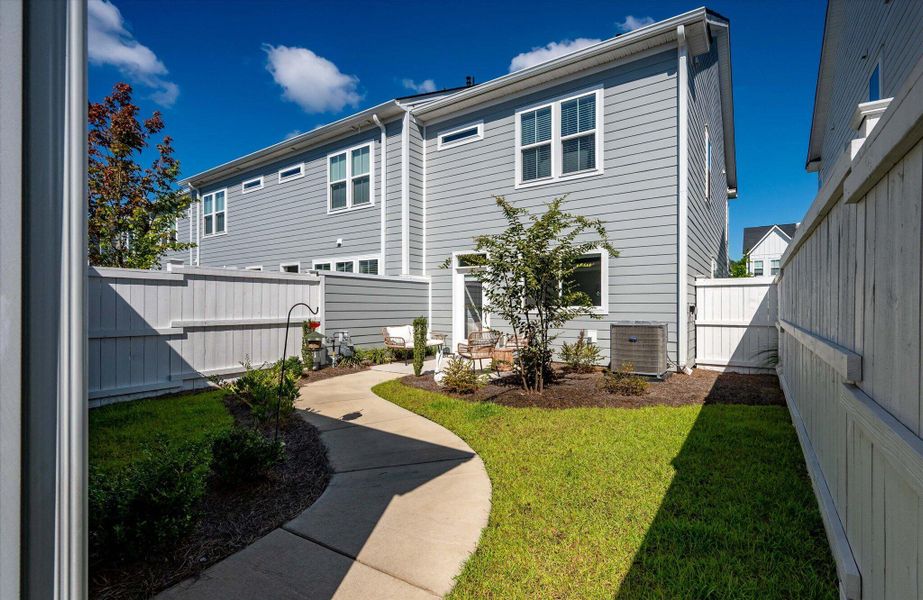 Exterior details and patio area of a home in , Summerville (Image 23). Exterior details and patio area of a home in , Summerville (Image 23).