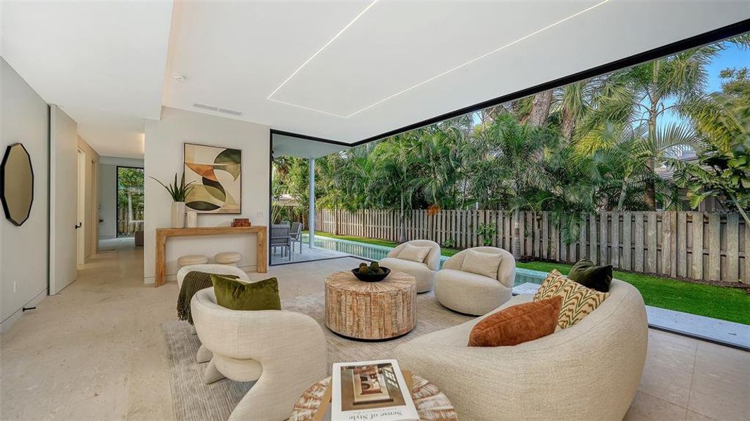 Furnished interior view inside a new home in , Sarasota (Image 55). Furnished interior view inside a new home in , Sarasota (Image 55).