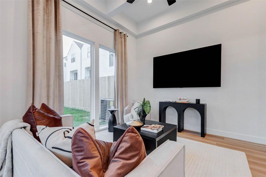 Furnished interior view inside a new home in , Houston (Image 37). Furnished interior view inside a new home in , Houston (Image 37).