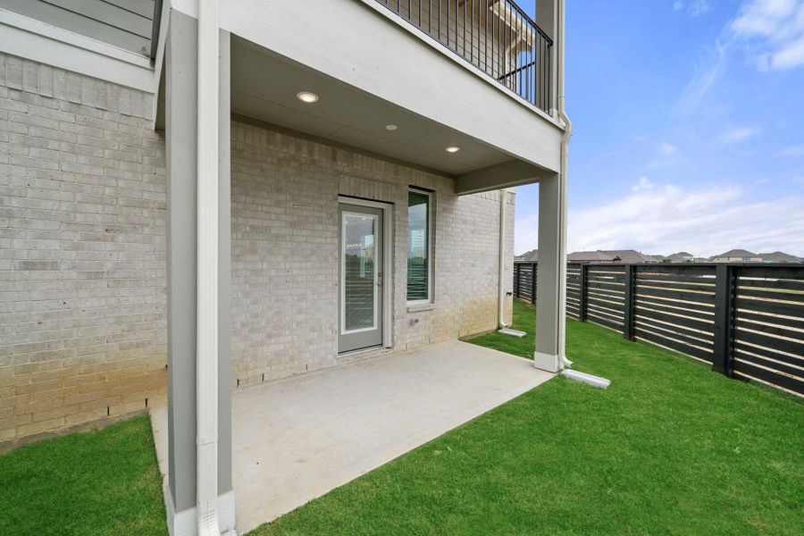 Front exterior of a new home in Bridgeland, Cypress, TX, highlighting curb appeal (Image 17).