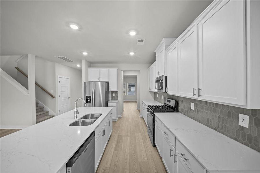 Furnished interior view inside a new home in Shiloh Valley, Piedmont (Image 3).
