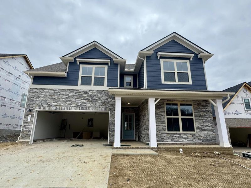 In-progress construction of a new home in Woods Crossing, Gallatin, TN (Image 79).