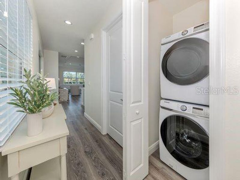 Typical Hallway and Laundry Closet