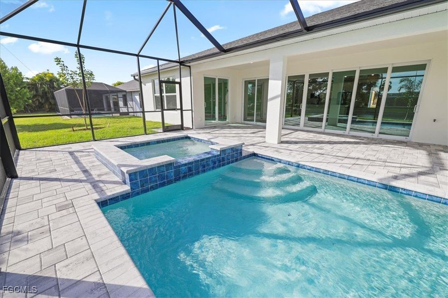 Exterior details and patio area of a home in Cape Coral, Cape Coral (Image 22).