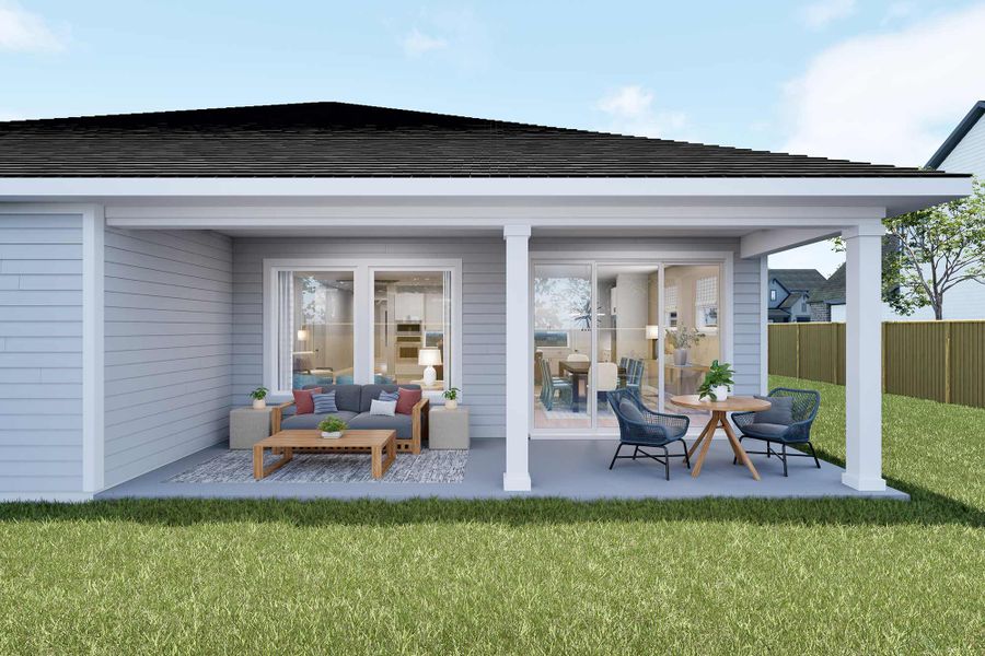 Representative exterior details of a home built from the The Badell by David Weekley Homes in The Preserve at Laurelton – The Haven Collection, Green Cove Springs (Image 4). Representative exterior details of a home built from the The Badell by David Weekley Homes in The Preserve at Laurelton – The Haven Collection, Green Cove Springs (Image 4).
