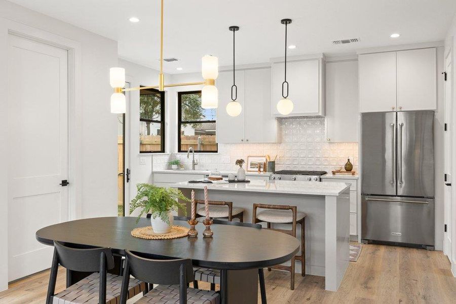 Furnished interior view inside a new home in , Austin (Image 9).