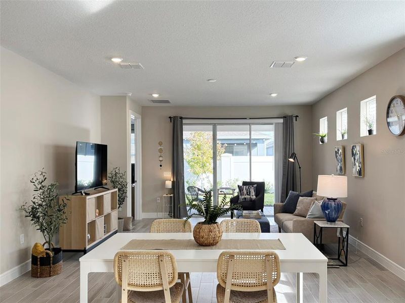 Furnished interior view inside a new home in Del Webb Oasis, Winter Garden (Image 11).